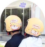  Nón bảo hiểm Couple Shiba và FA Shiba - Yêu là đủ shop 