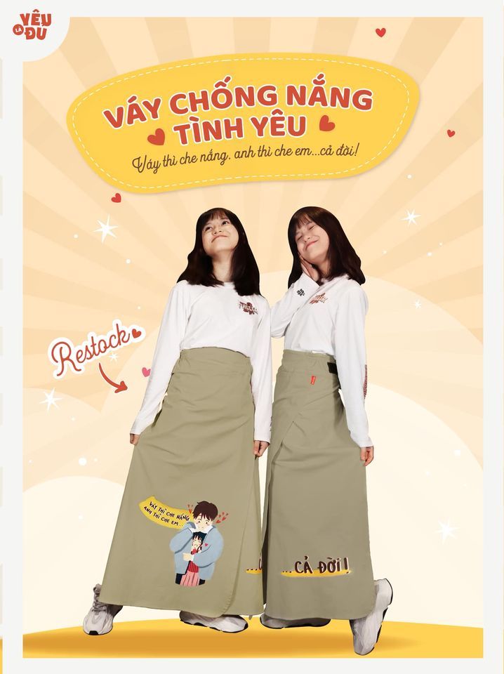 Váy chống nắng tình yêu