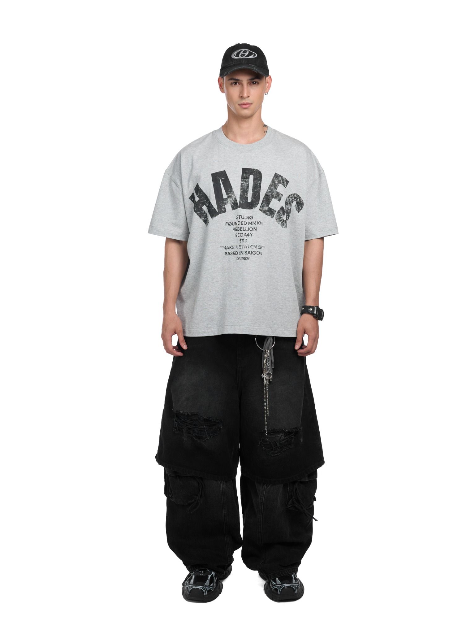 HADES OG TEE - GREY