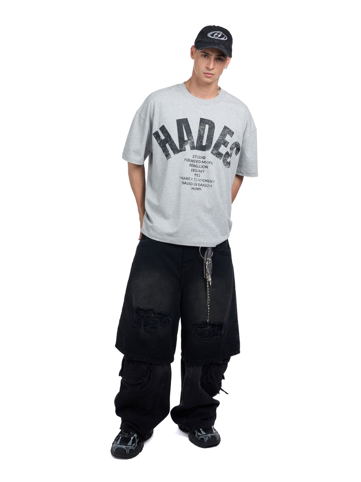 HADES OG TEE - GREY