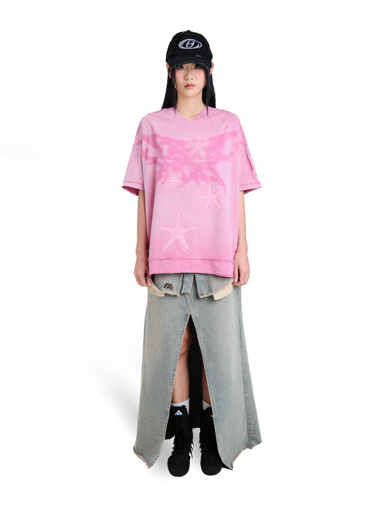 ABYSS SS24 STARRY PINK TEE