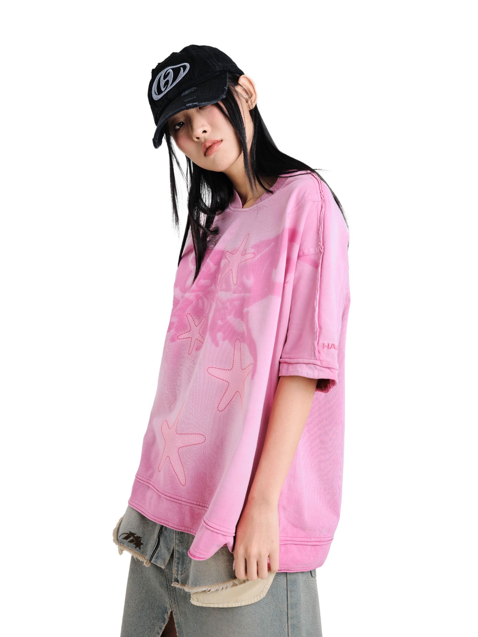 ABYSS SS24 STARRY PINK TEE