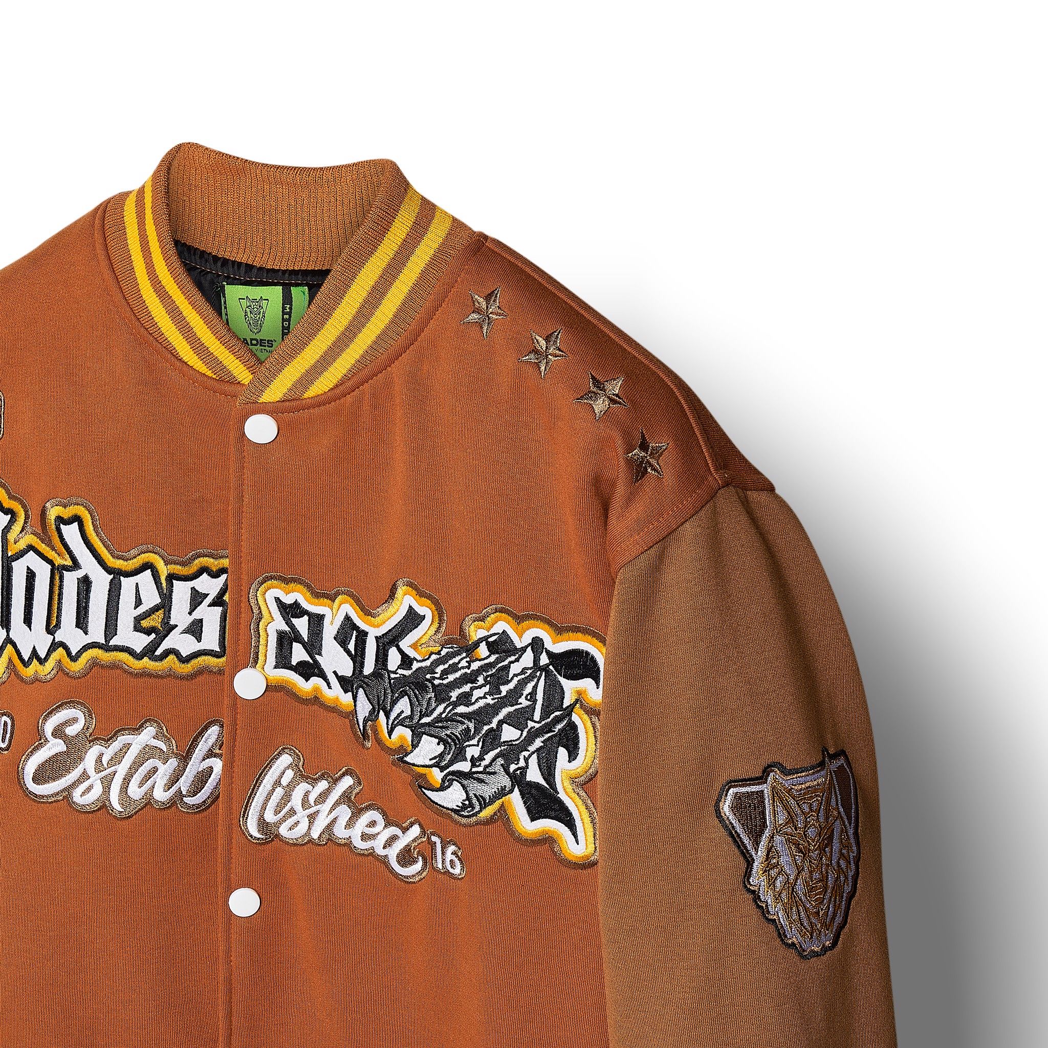 GLORY ROAD BROWN VARSITY JACKET