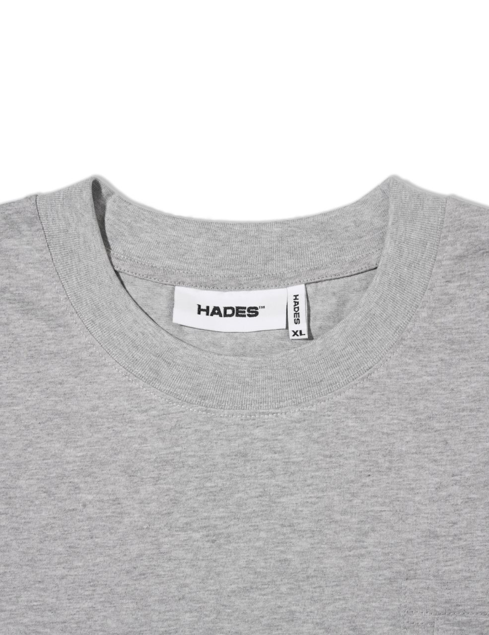 HADES FLORAL POCKET TEE - GREY