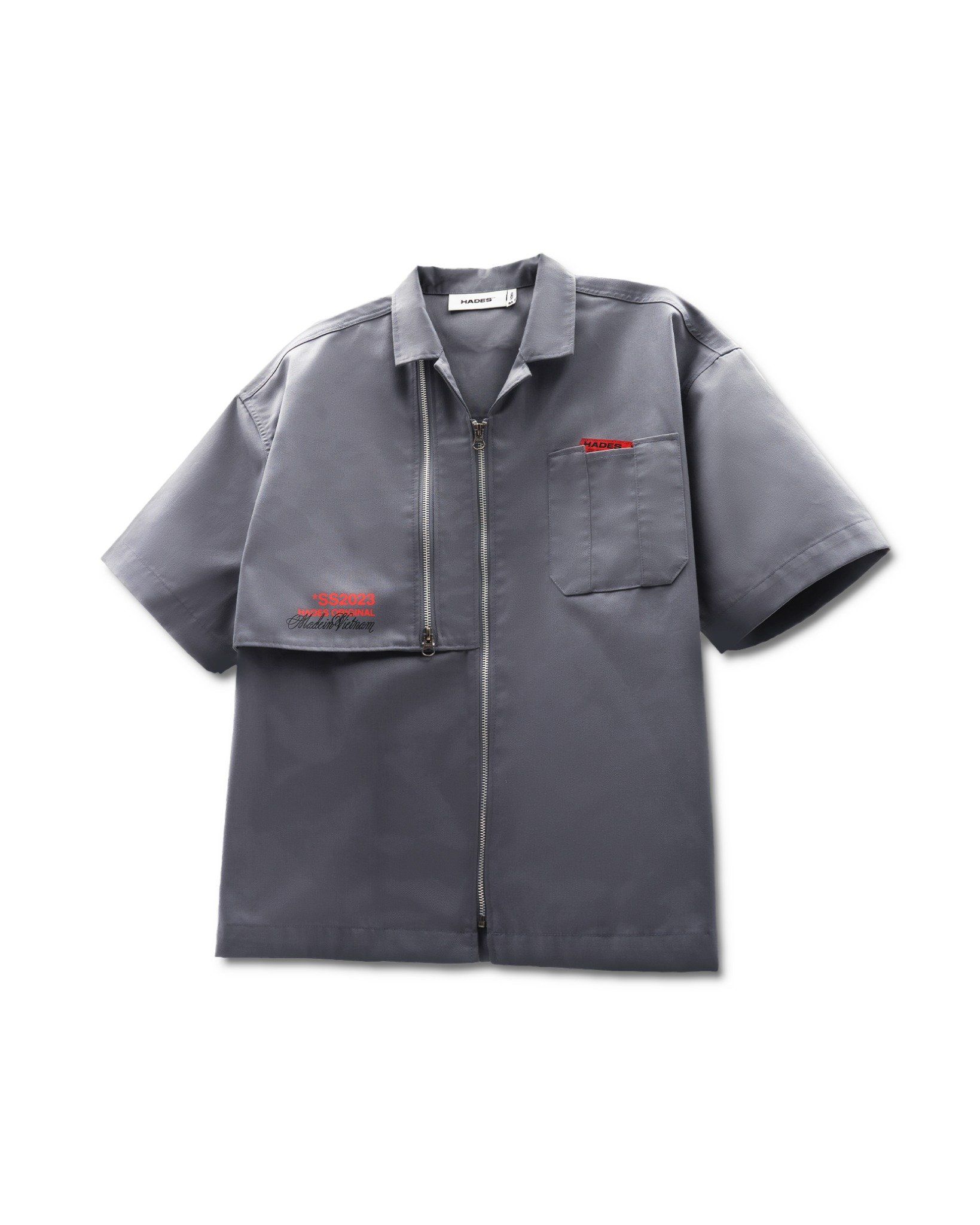 TRACER SLEEVES BOXY SHIRT