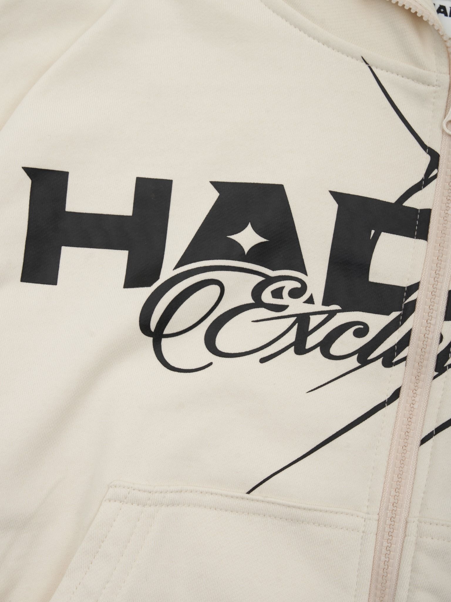 SERAPHIC PEARLS ZIP HOODIE