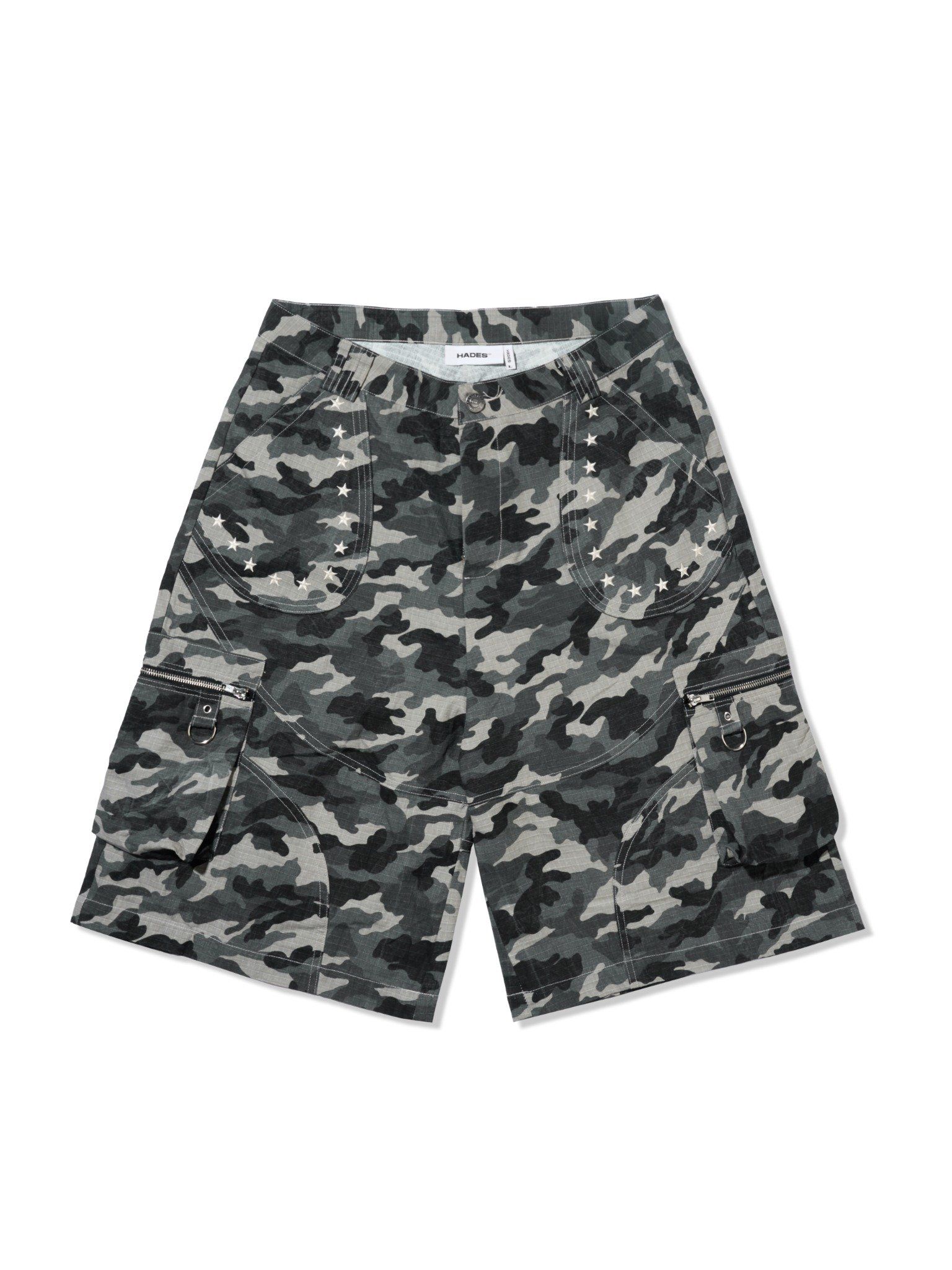 HADES HUNTER KHAKI CAMO SHORTS