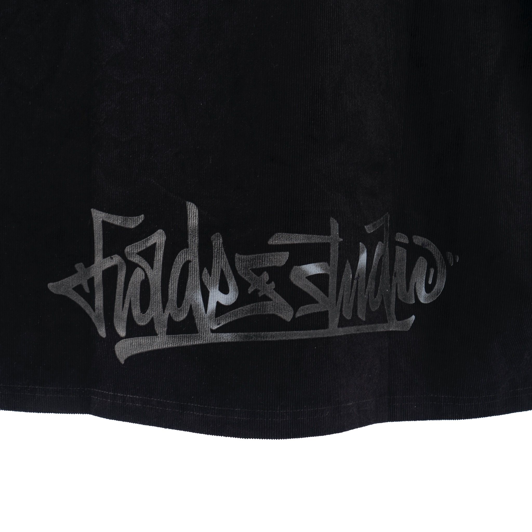 BLACKCORDUROY TEE