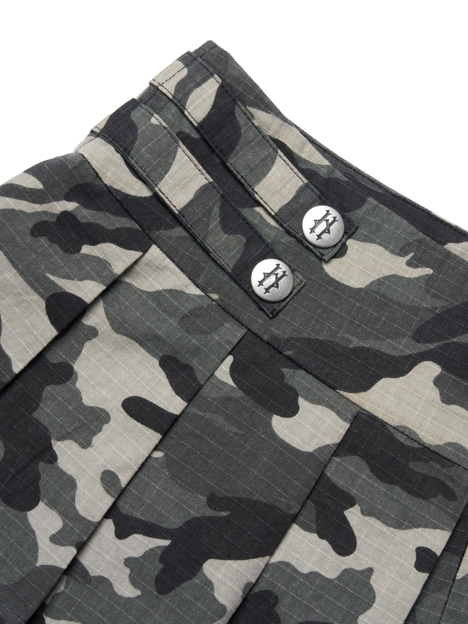 HADES KHAKI CAMO MINI SKIRT