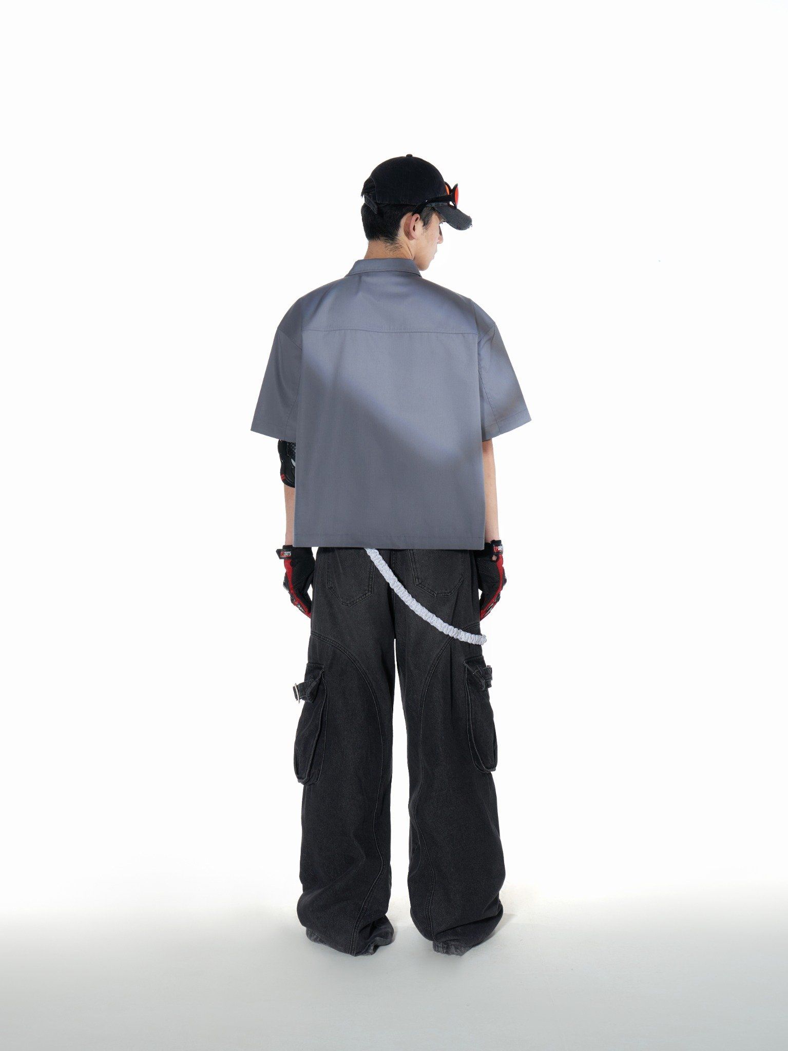 TRACER SLEEVES BOXY SHIRT