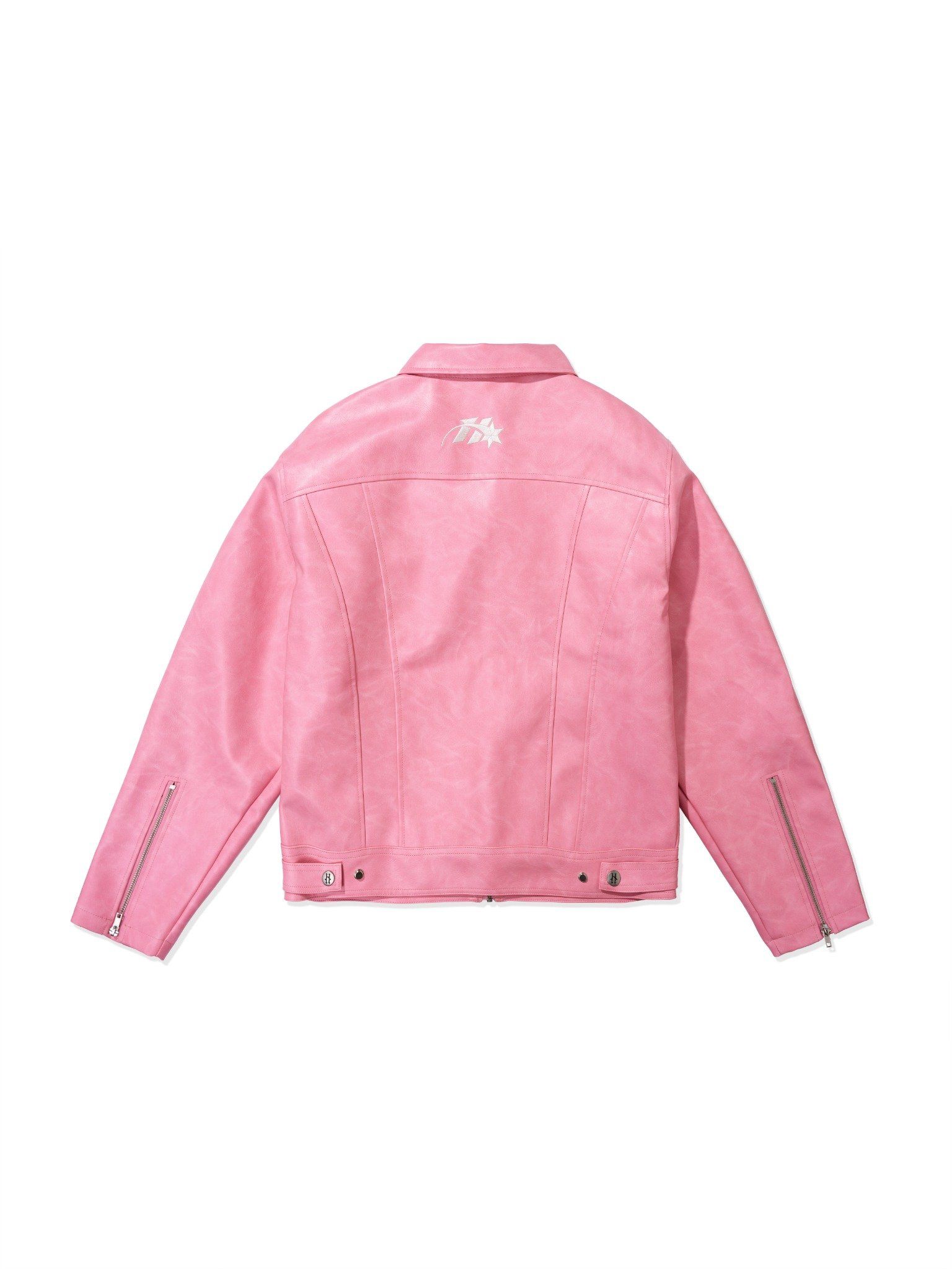 HADES PINKIE CREW LEATHER JACKET