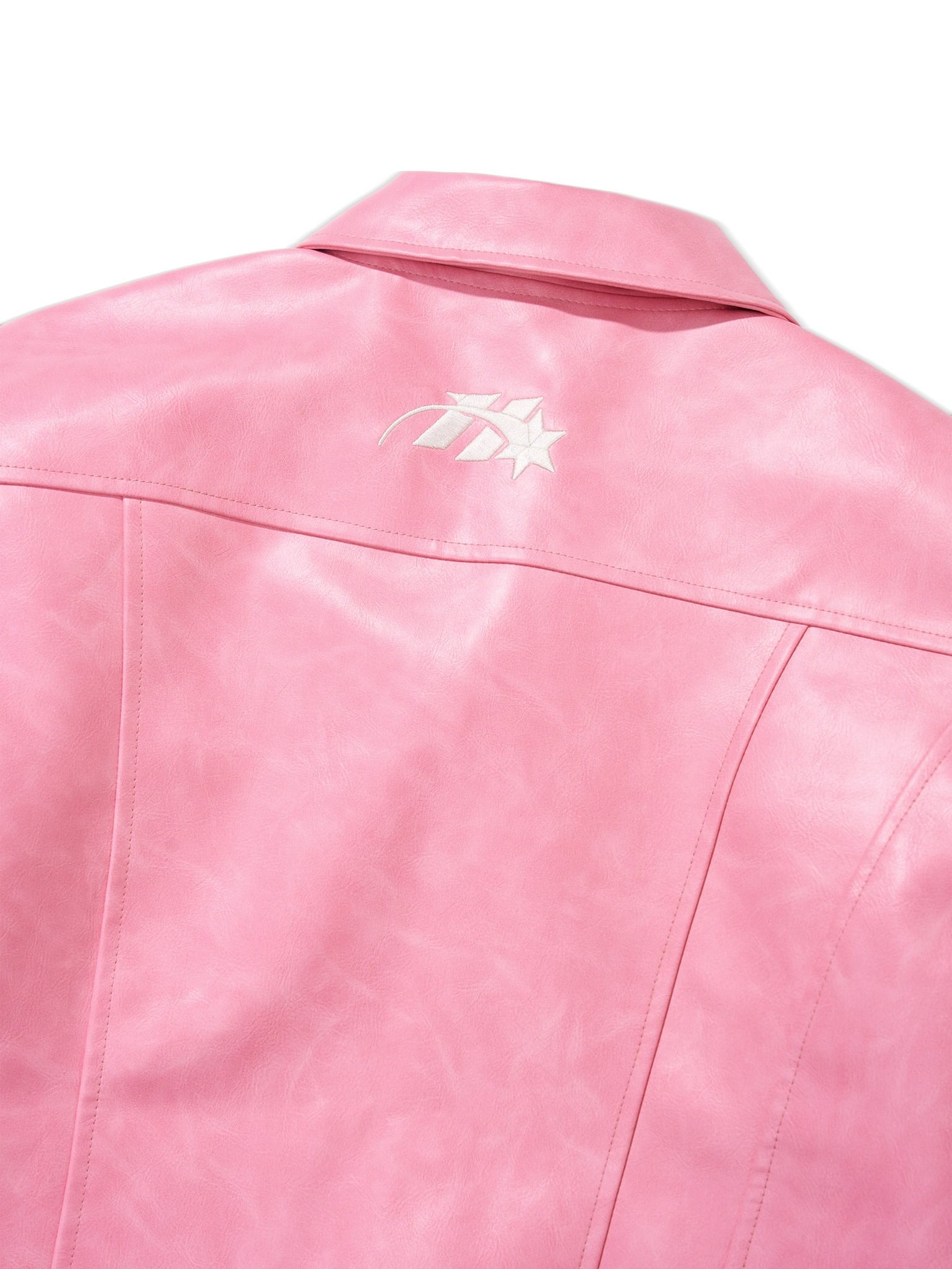 HADES PINKIE CREW LEATHER JACKET