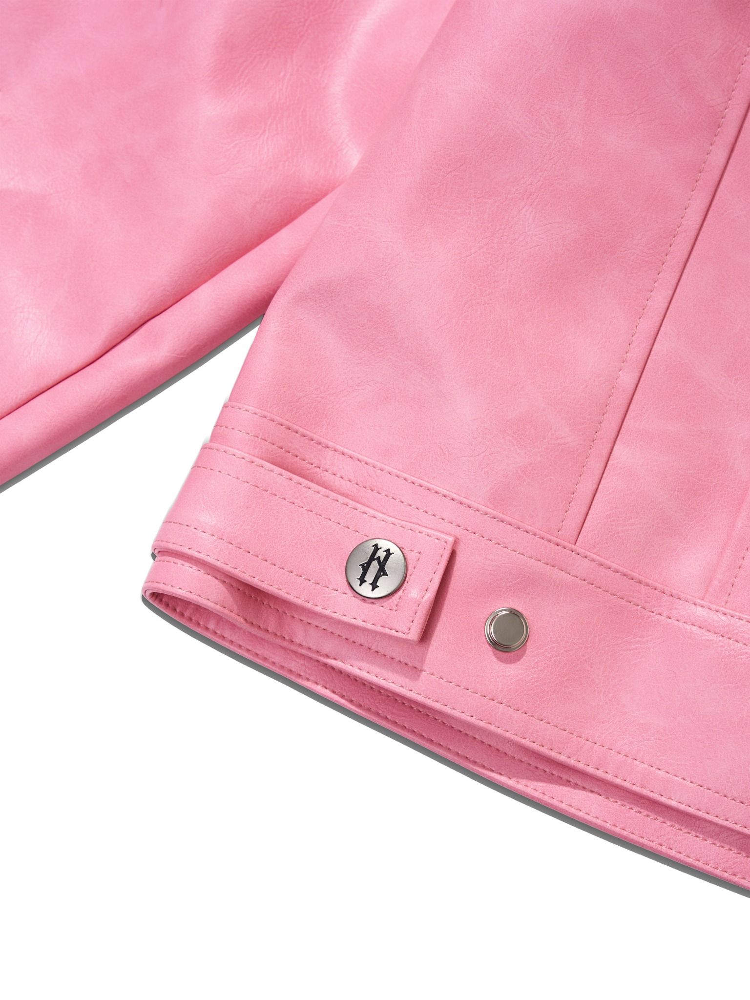 HADES PINKIE CREW LEATHER JACKET