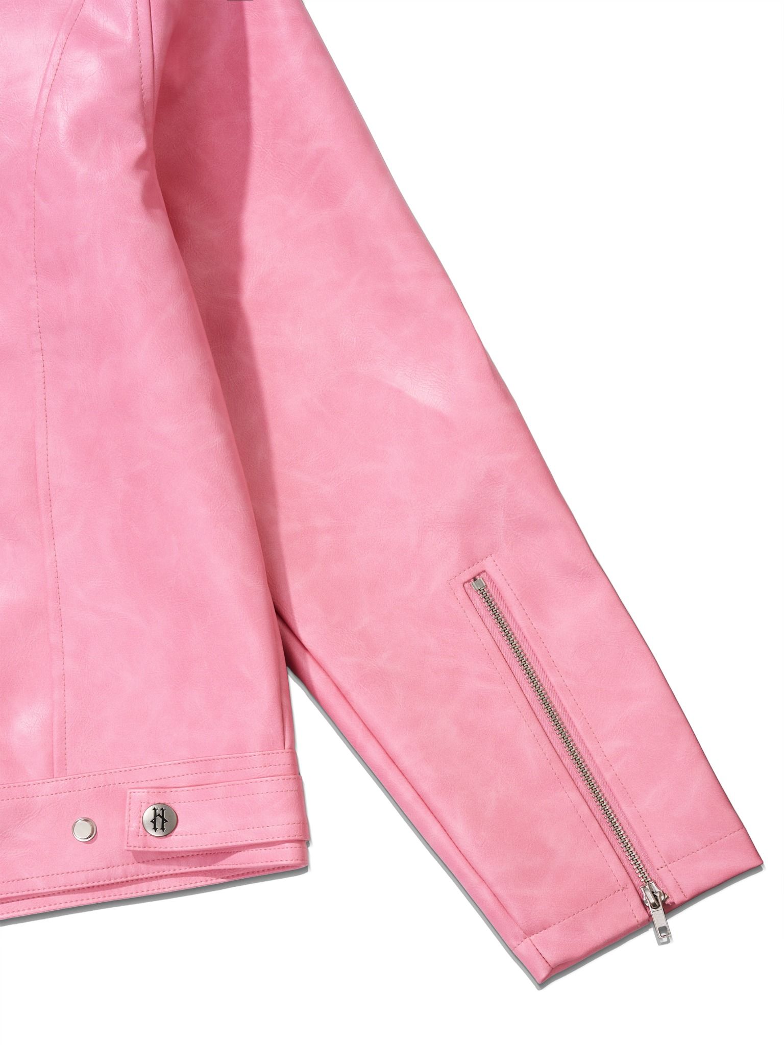 HADES PINKIE CREW LEATHER JACKET