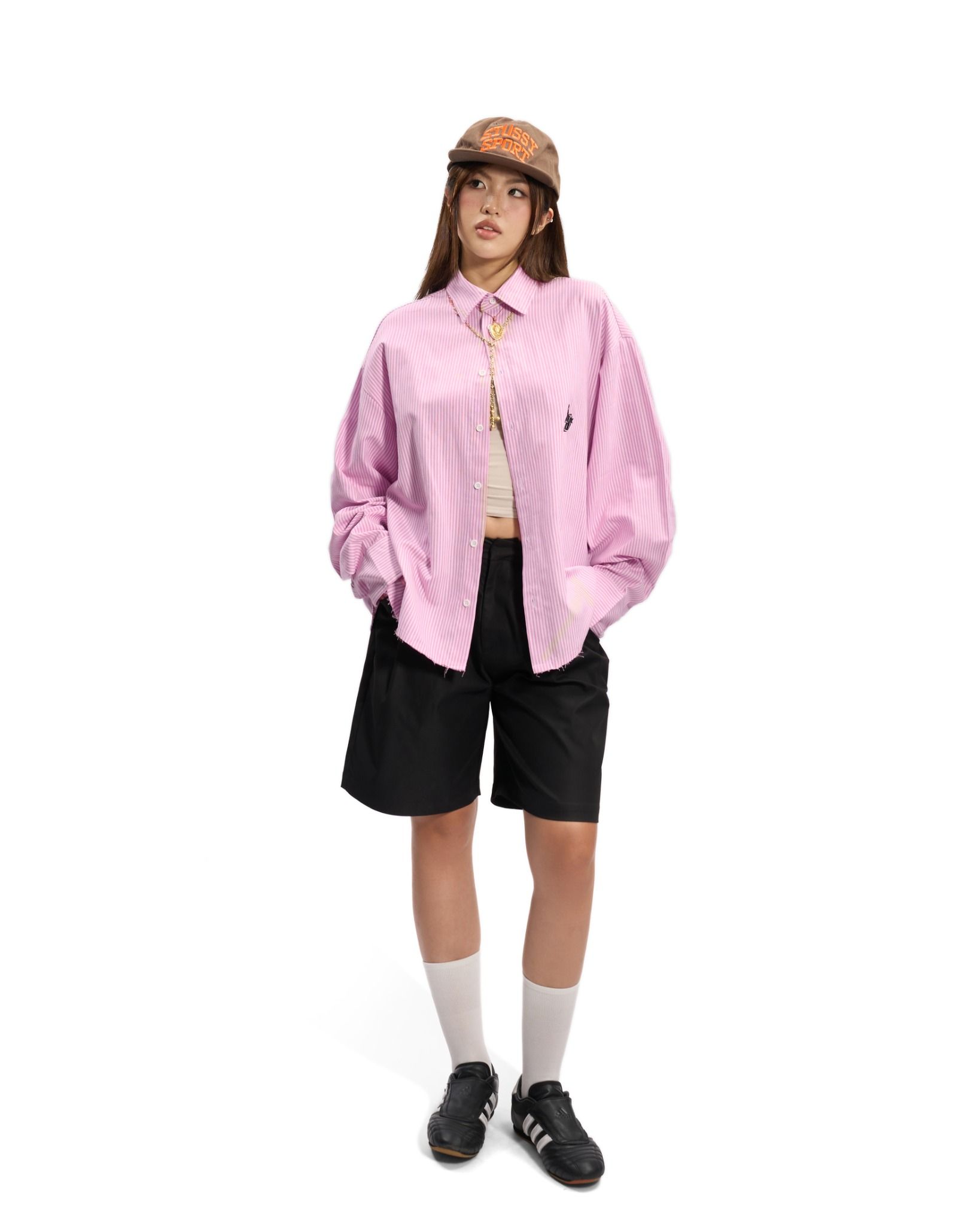 HADES STRIPED PINK SHIRT