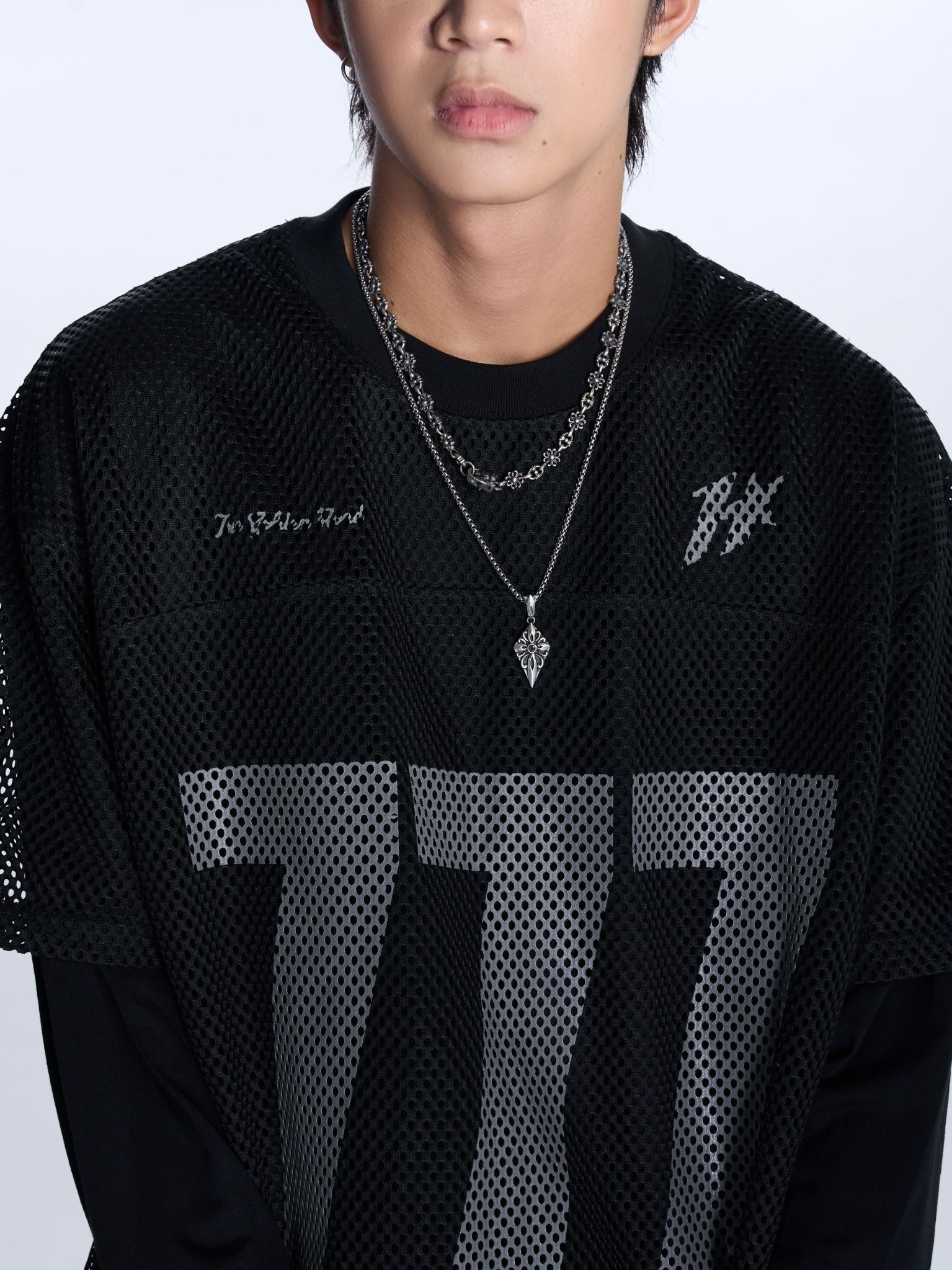HADES 777 JERSEY MESH - BLACK