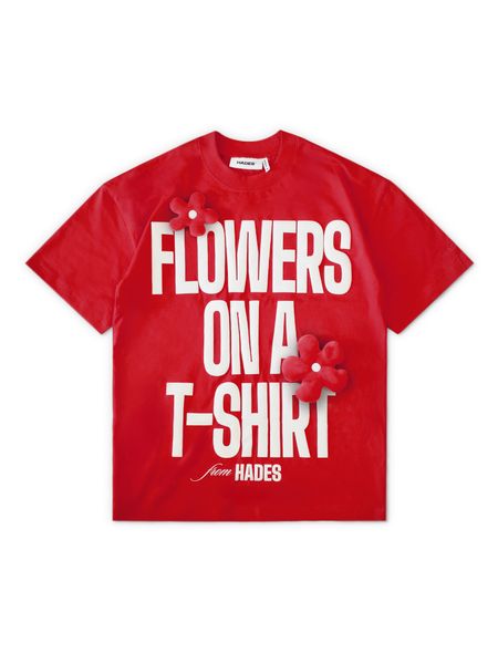  HADES FLEURS RED TEE 