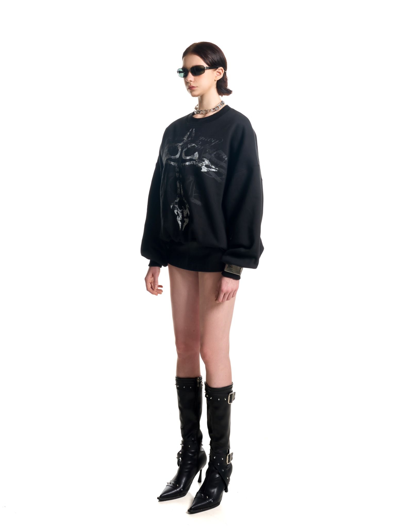 HADES RITUAL BLACK SWEATSHIRT