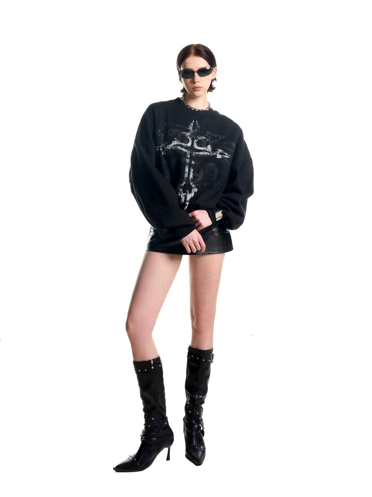 HADES RITUAL BLACK SWEATSHIRT