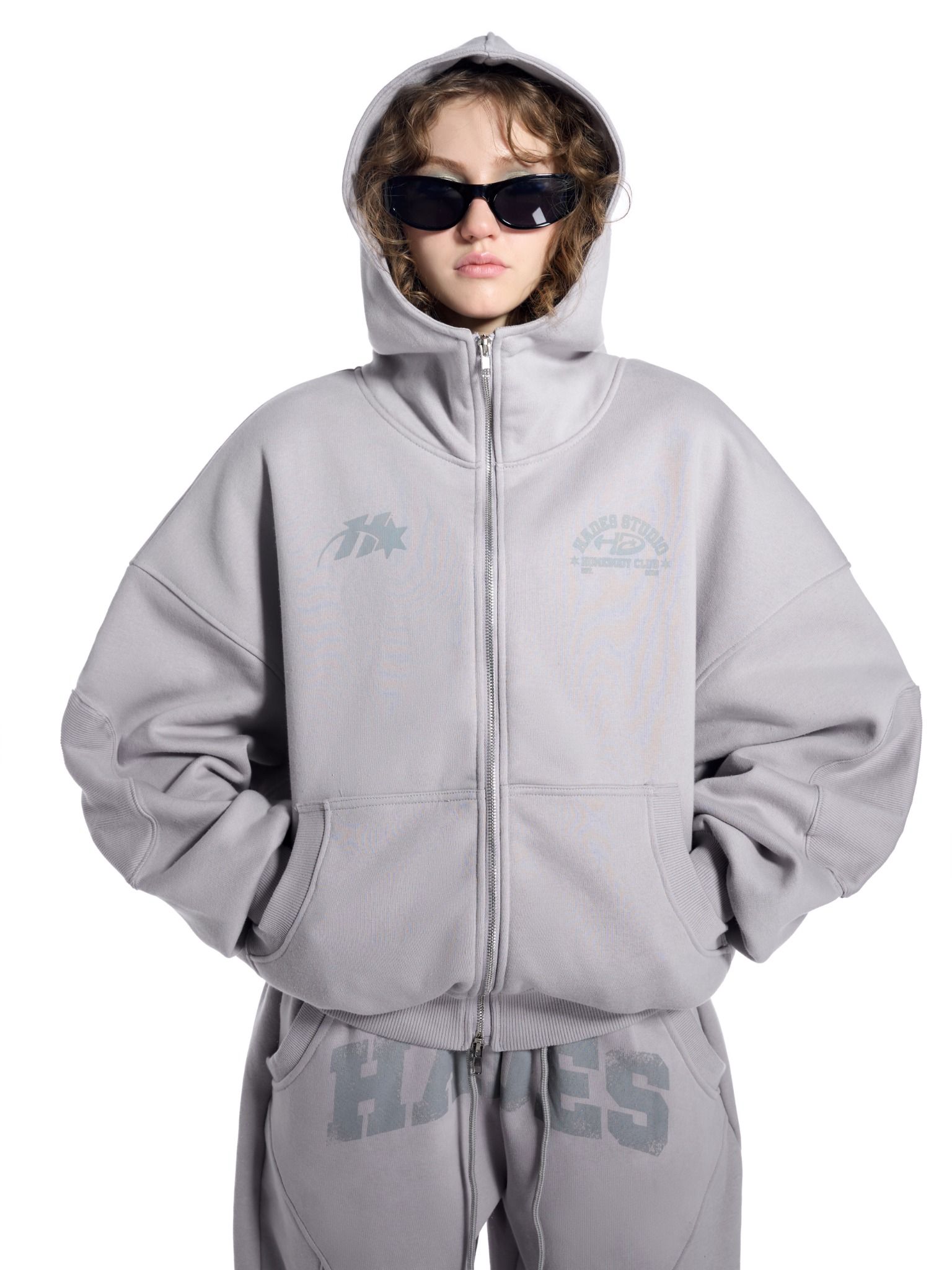 HADES HOME BODY CLUB ZIP HOODIE