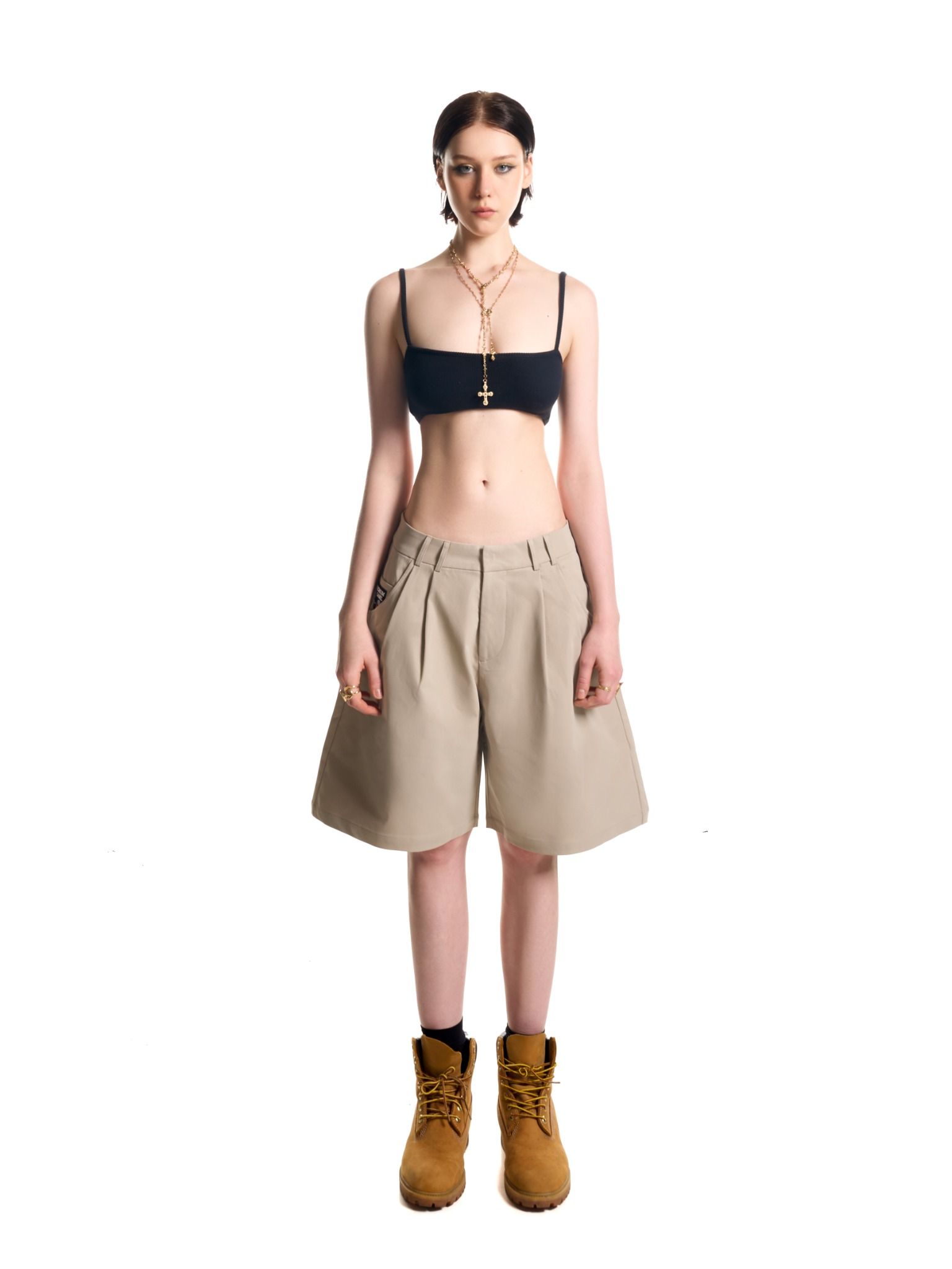 HADES PLEATED CASUAL SHORTS