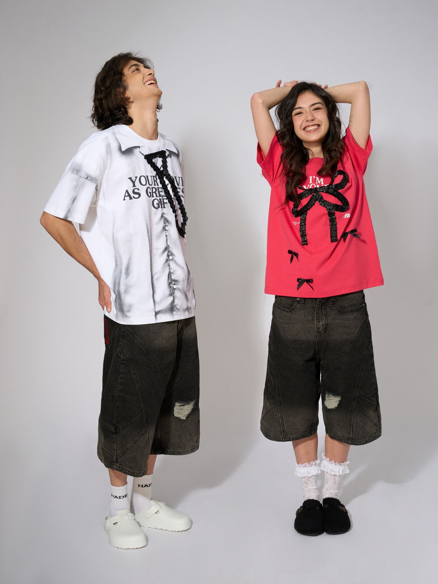 HADES CERISE BOW TEE