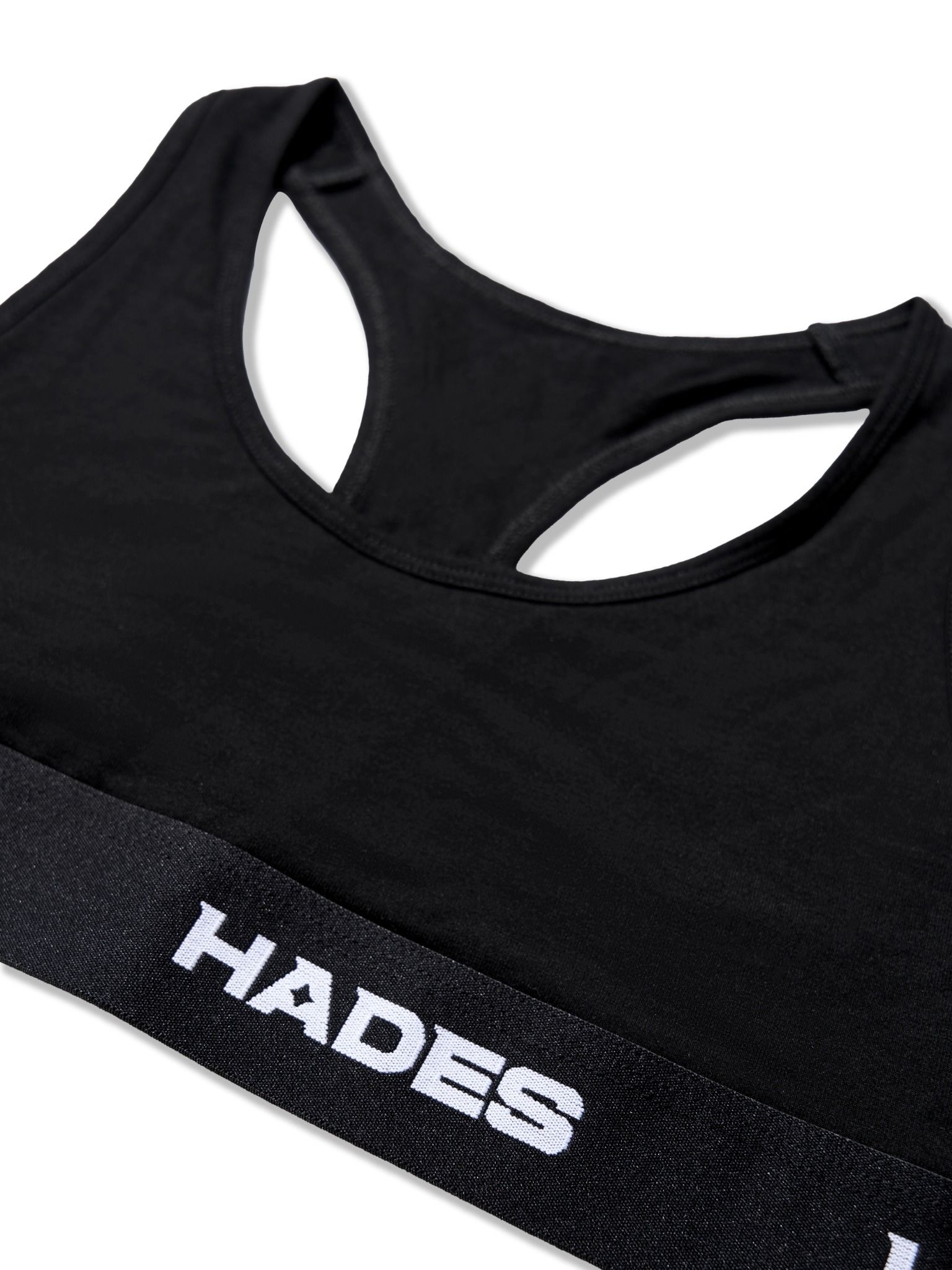 HADES Y-BACK SPORTS BRA - BLACK
