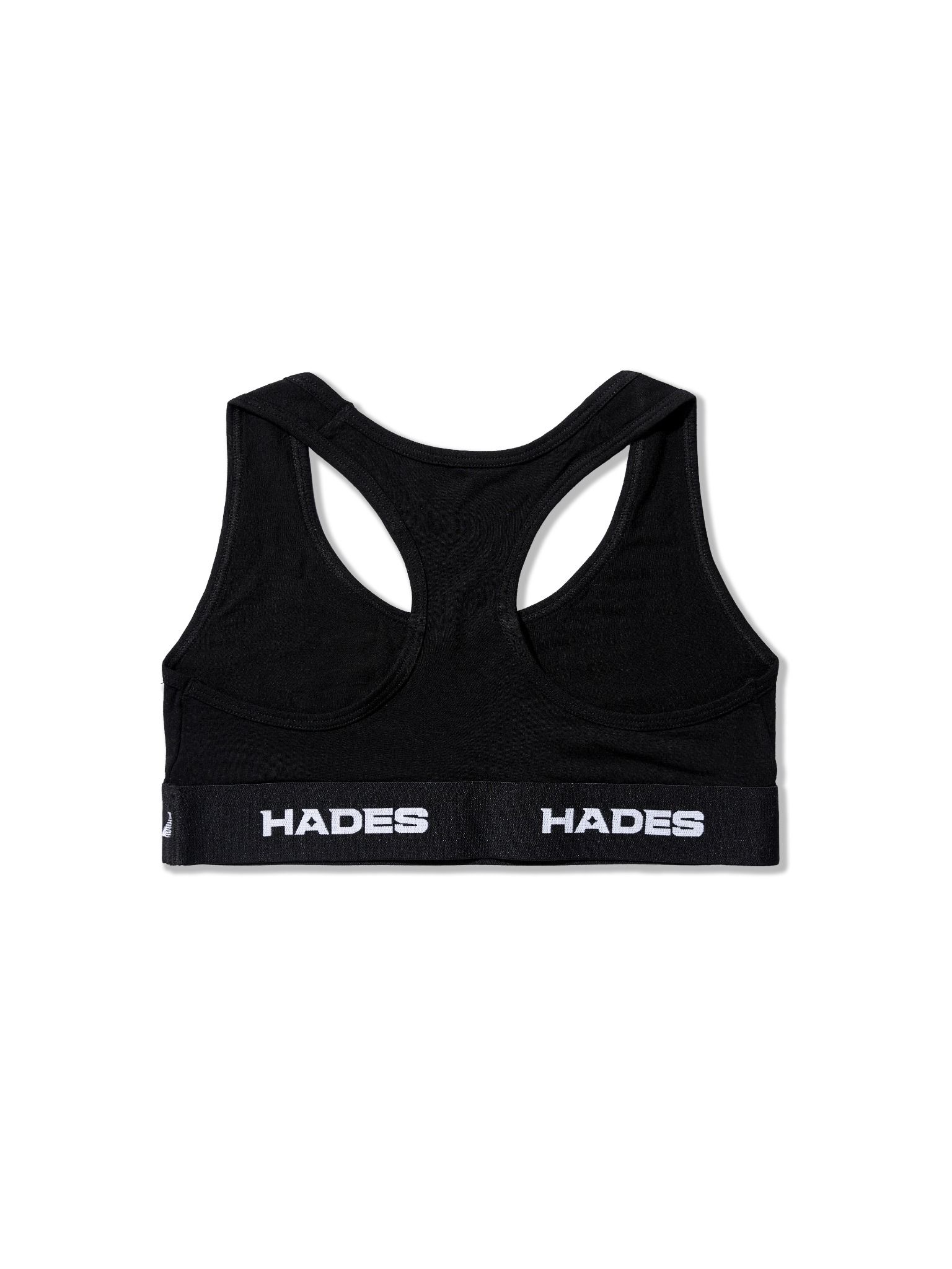 HADES Y-BACK SPORTS BRA - BLACK