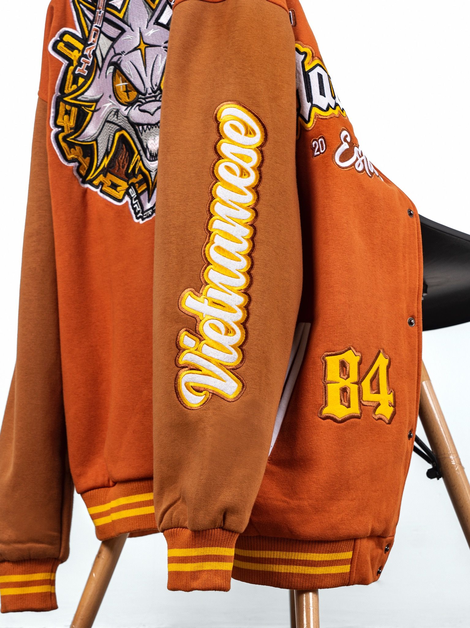 GLORY ROAD BROWN VARSITY JACKET