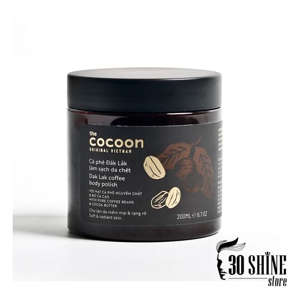 Tẩy Da Chết Cafe Trị Mụn Cơ Thể Cocoon 200ml