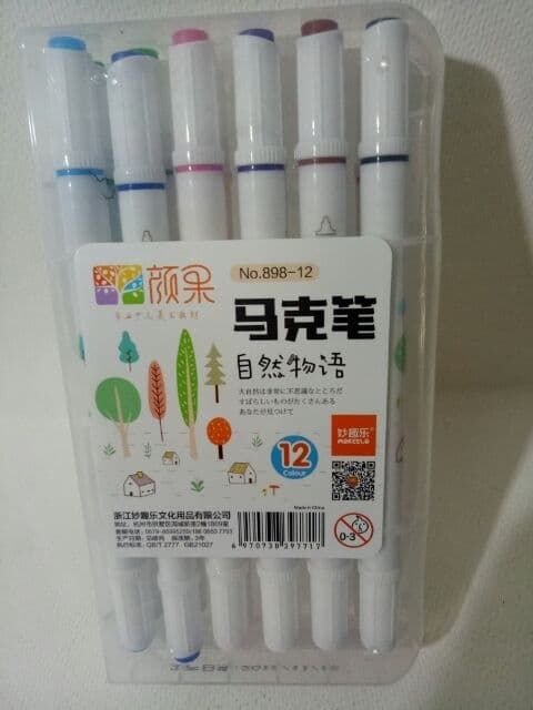 Bút dạ 2 đầu Twin Maker 898