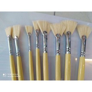 Bộ cọ 6 cây Cán vàng cánh quạt