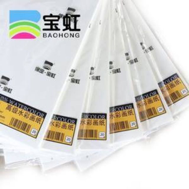 Giấy vẽ màu nước Baohong dòng thường