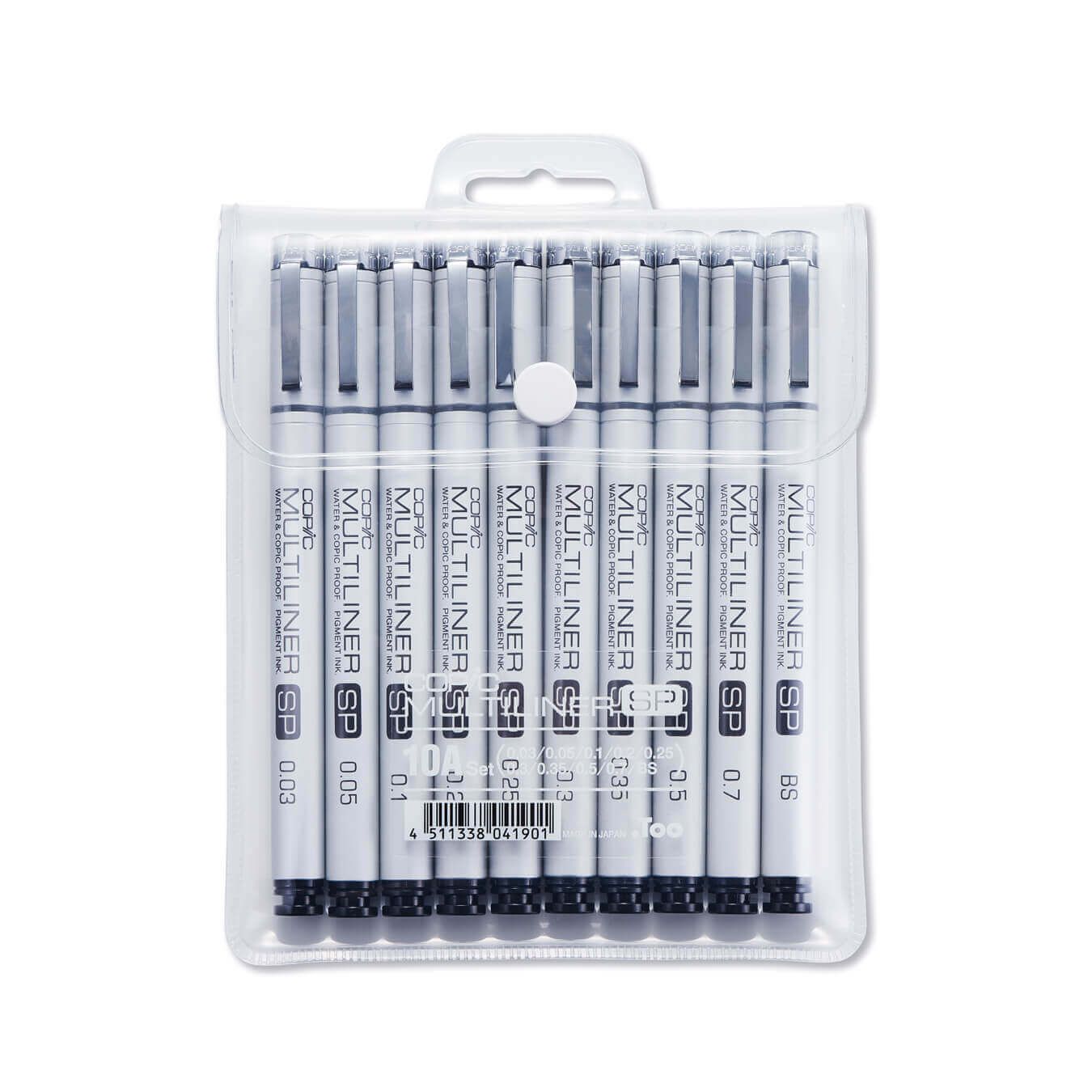 Bộ Bút kim copic thân nhôm Black