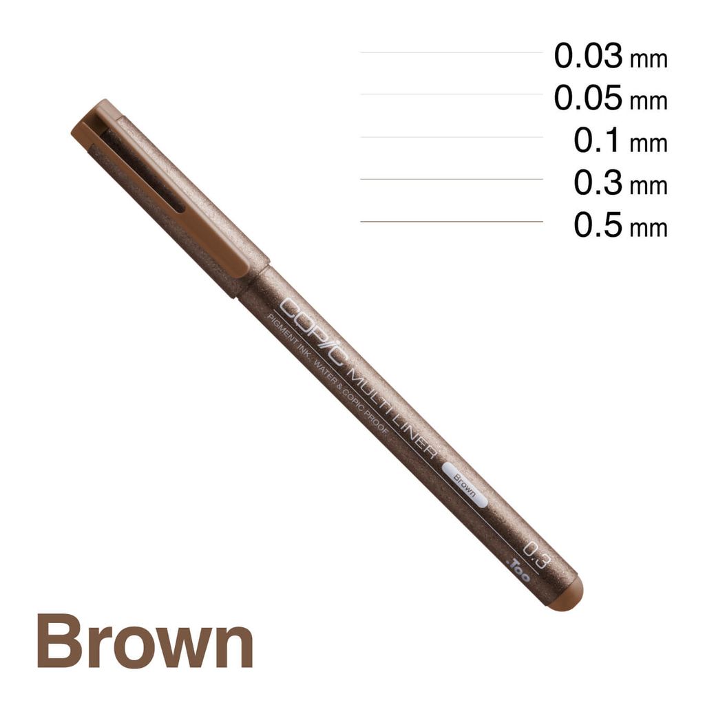 Bút kim copic Brown