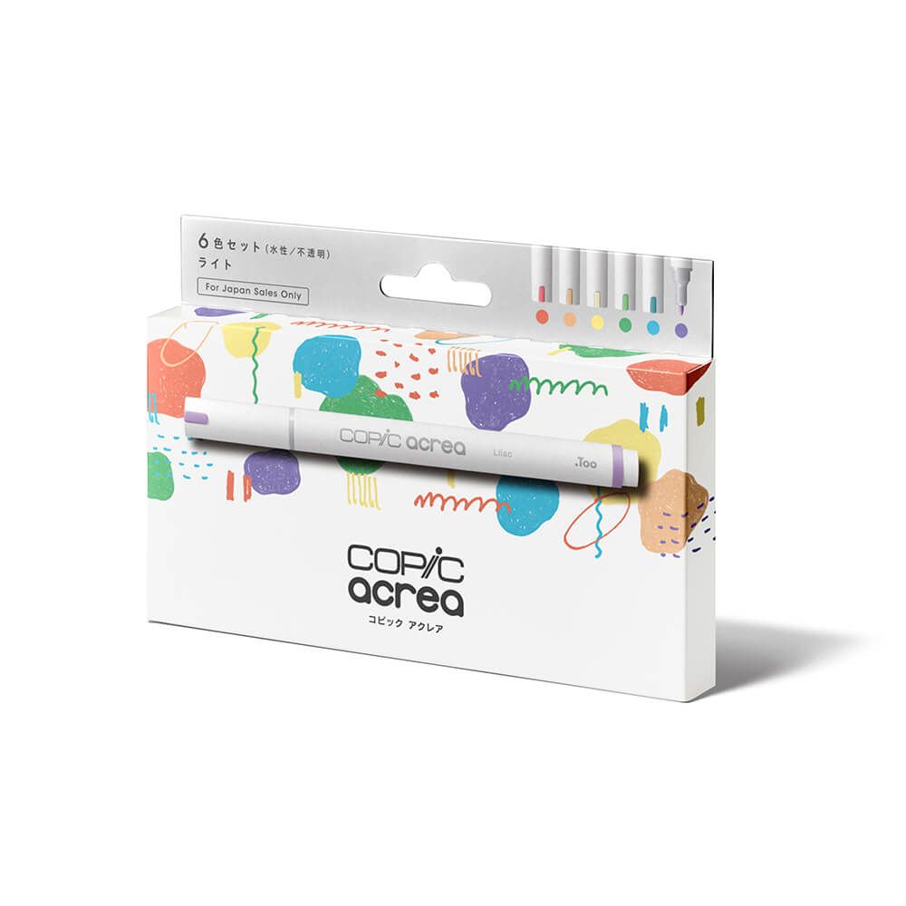 Bộ 6 màu Copic Acrea light