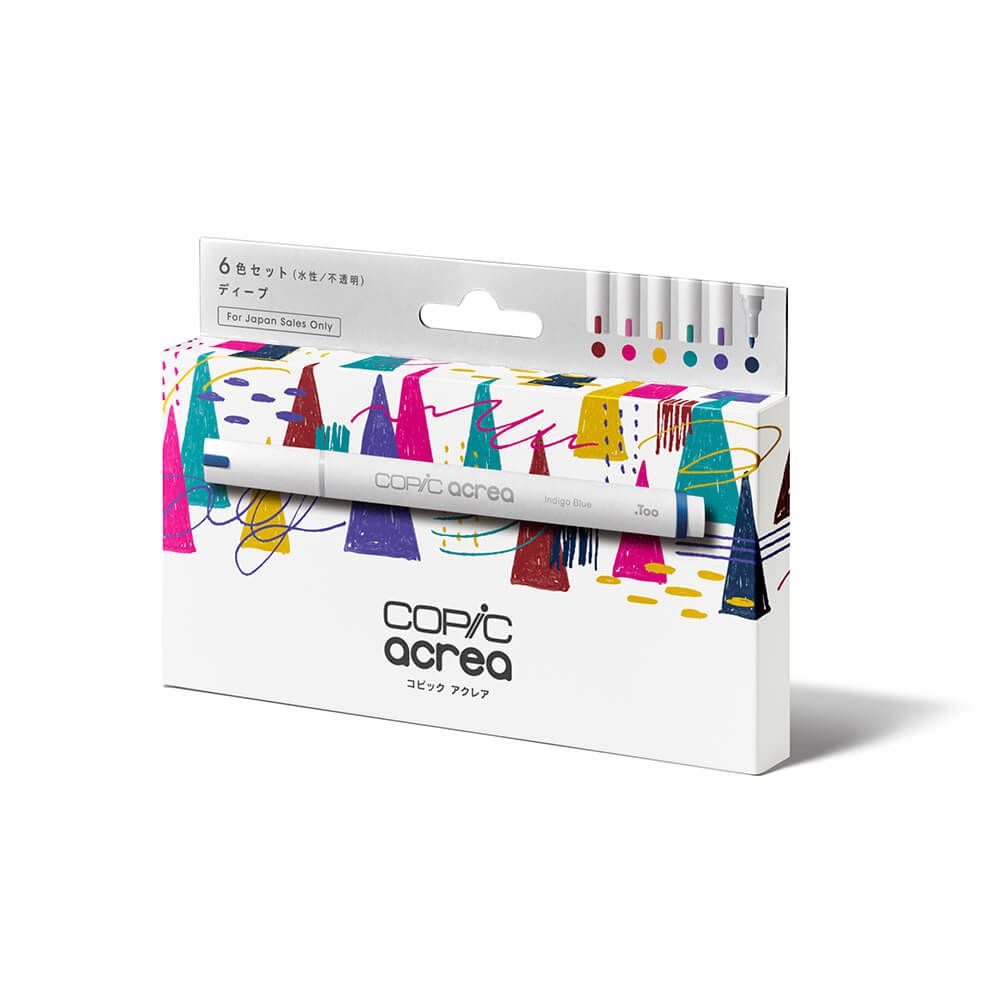 Bộ 6 màu Copic Aclare Deep