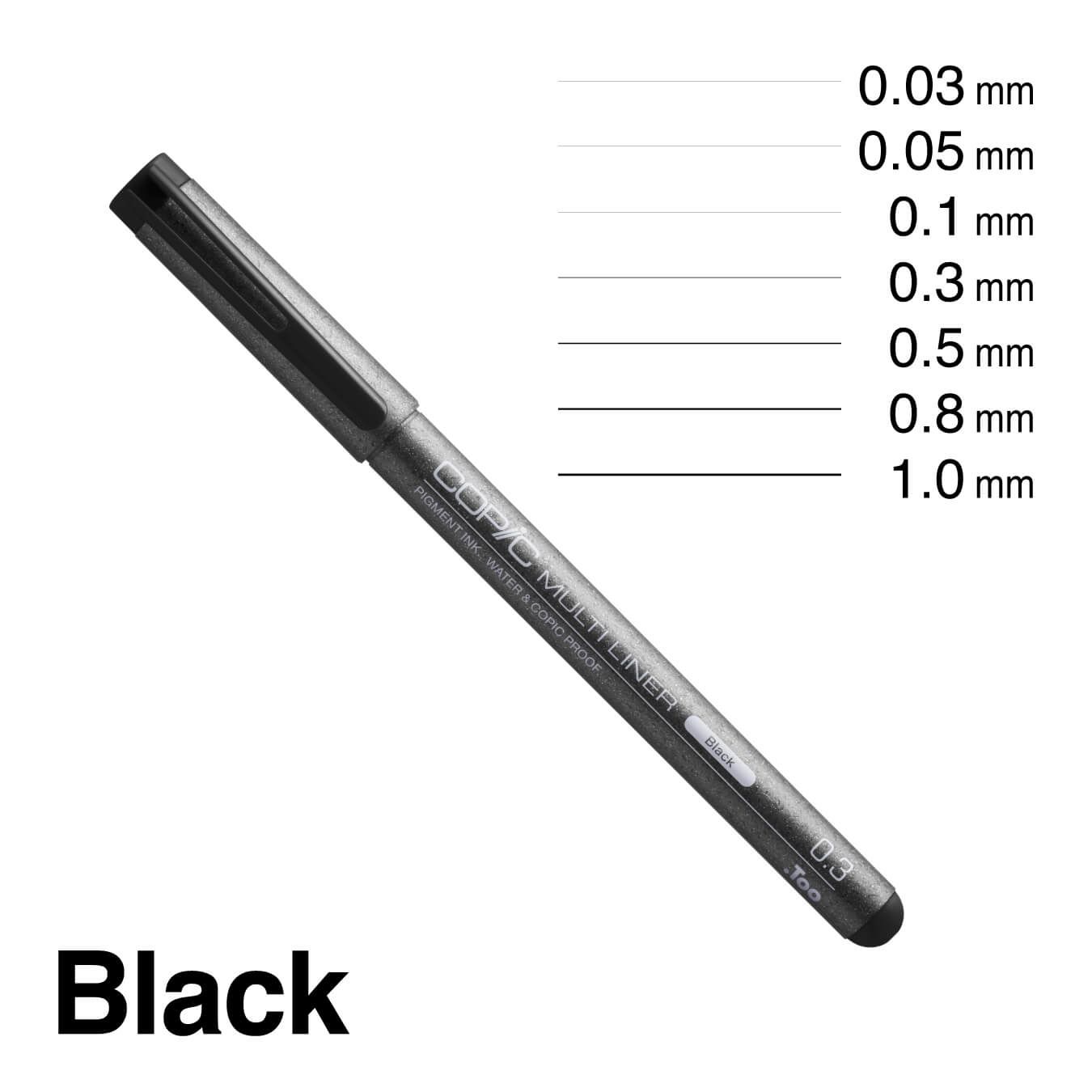 Bút kim copic Black