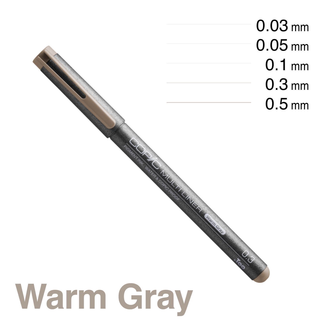 Bút kim copic Warm Gray