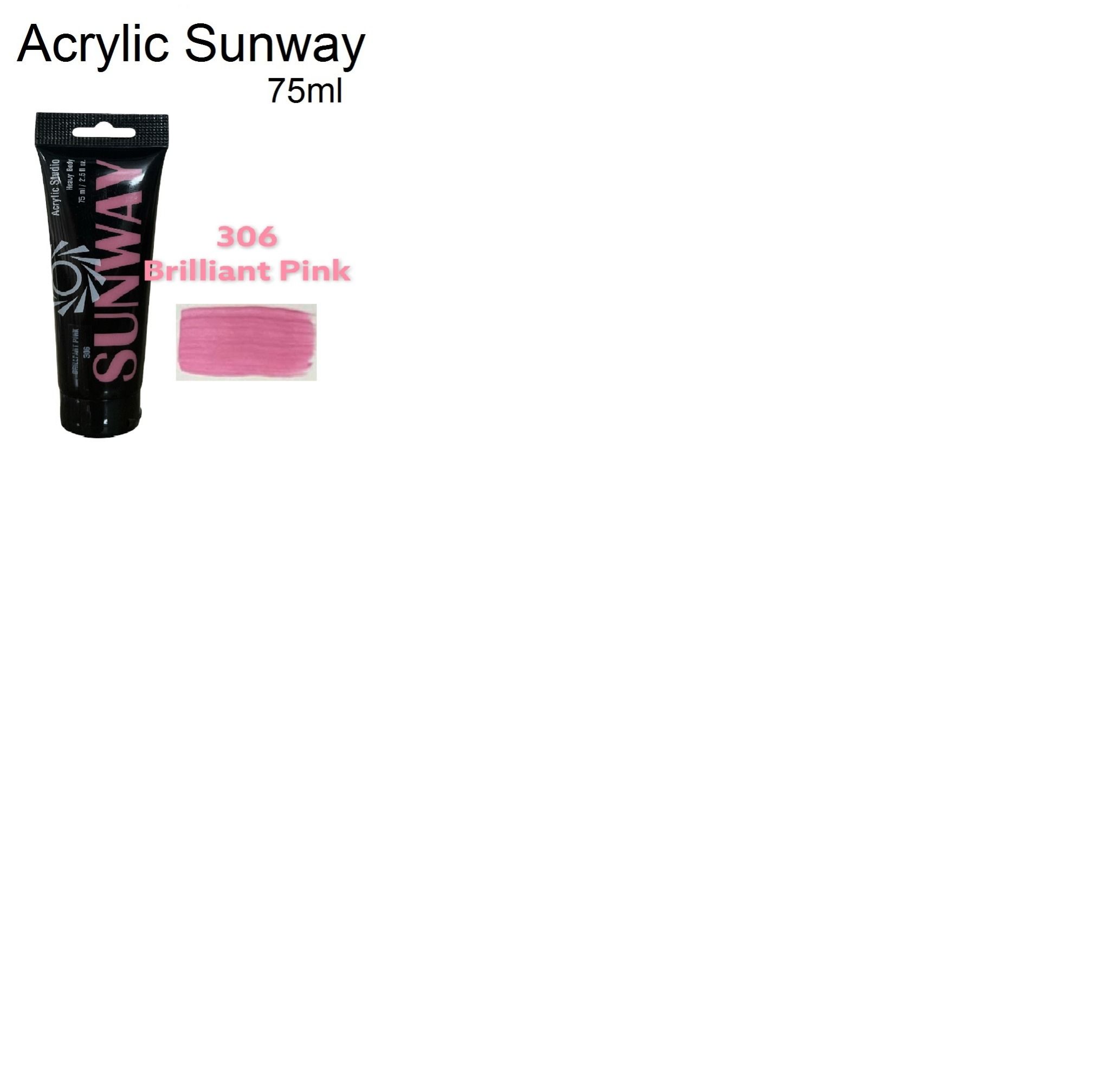 Màu Acrylic Sunway - Tuýp lẻ Màu Tùy Chọn- 75ml