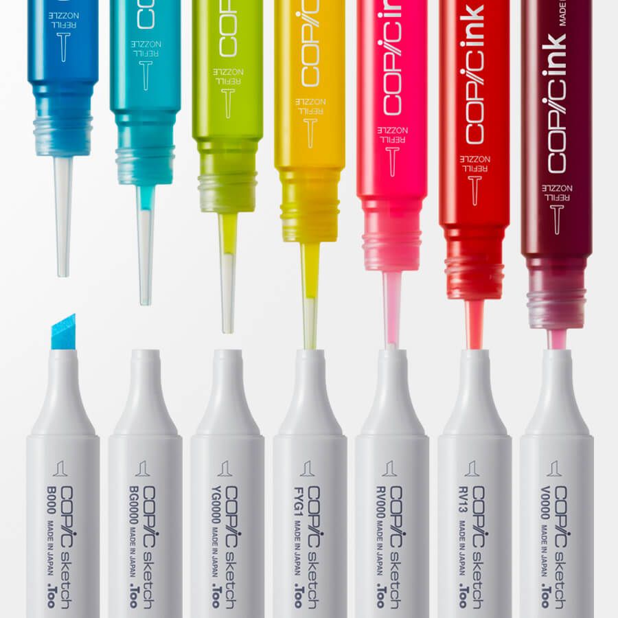 Mực Copic 358 mã màu
