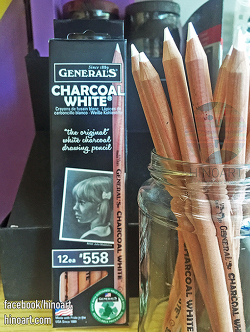 Bút Chì Than Trắng General's Charcoal White #558