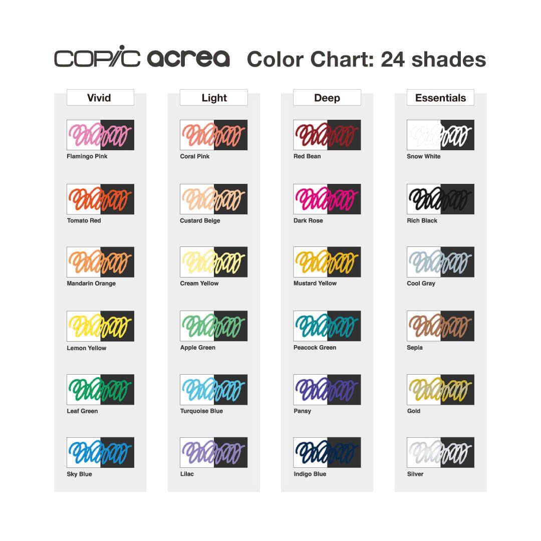 Màu Copic Acrea cây lẻ