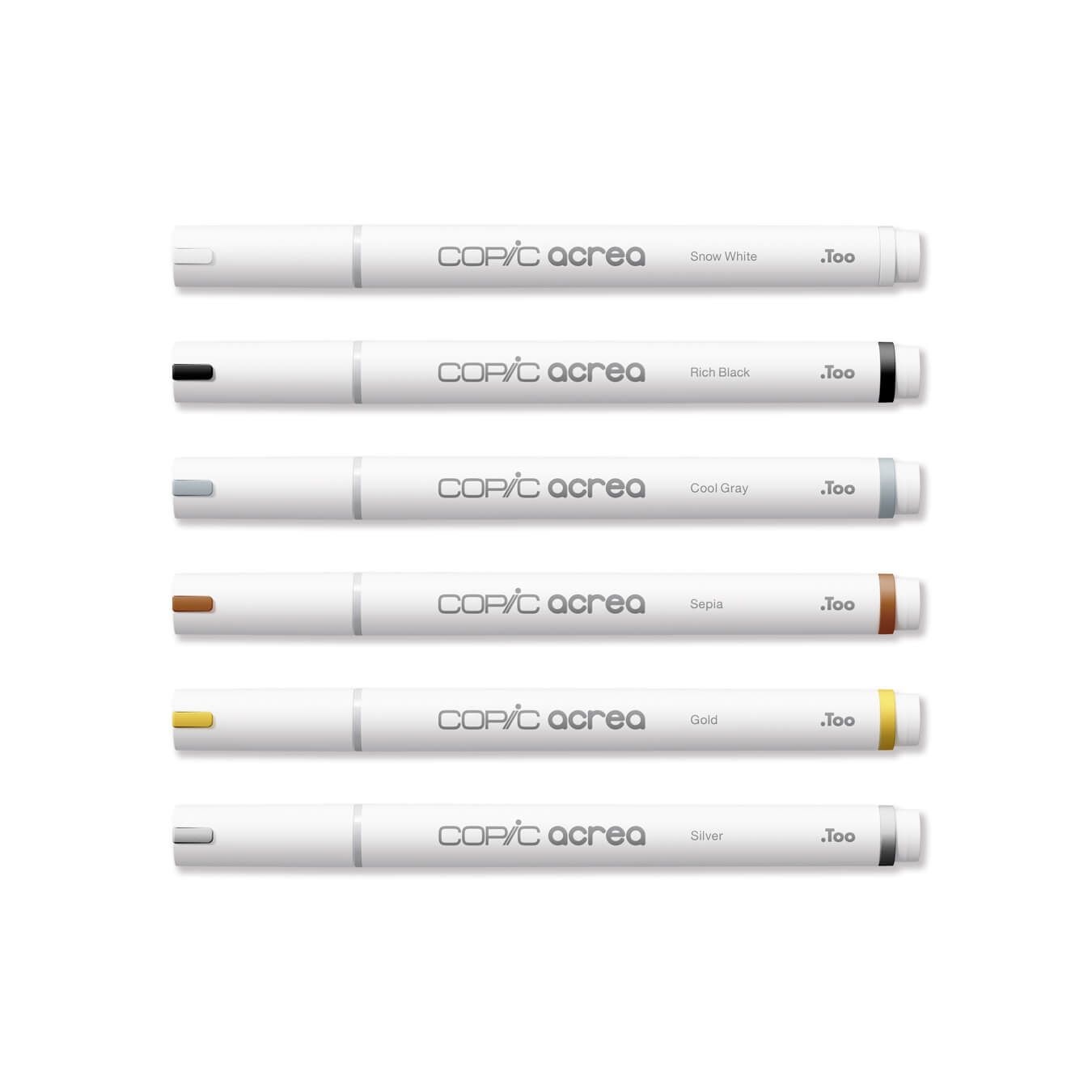 Bộ 6 màu Copic Aclare, essentials