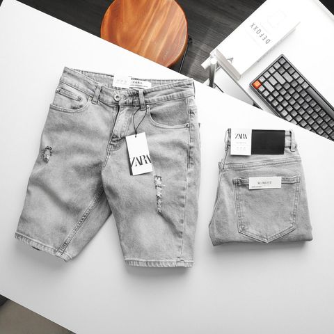 Quần Short jean ZARA