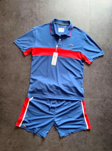 Bộ Lacoste cá cao su trơn