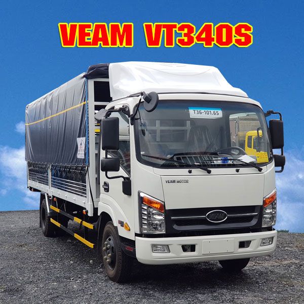 Xe Tải Veam VT340S 3.5 Tấn Thùng bạt 6M