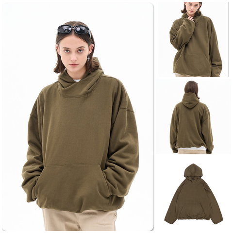 FG ™️| ÁO HOODIE OVERSIZE TRÙM ĐẦU BASIC CAO CẤP FG SW057