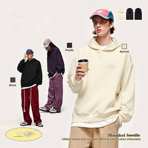 INF ™️| ÁO HOODIE DÁNG RỘNG THÊU 3 CHIỀU HỌA TIẾT PIANO INF 4323