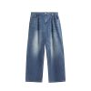 INF®️| QUẦN JEANS ỐNG RỘNG CẠP CAO WASH INF 12456